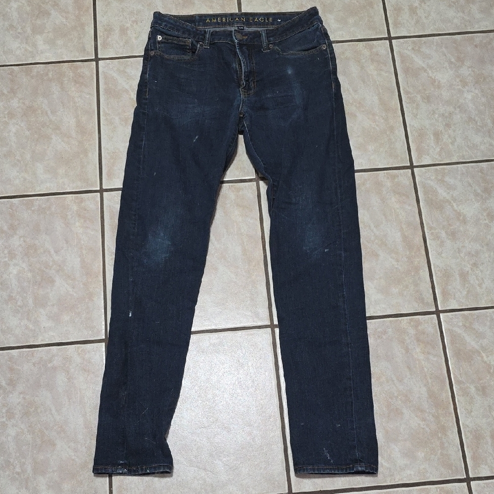 American Eagle Outfitters Slim Blue Jeans Essential Fit